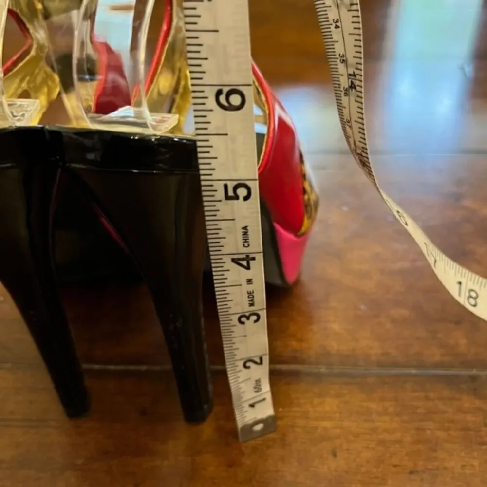 Paprika Women's‎ Stiletto Heels - Leopard, Red, Hot Pink!